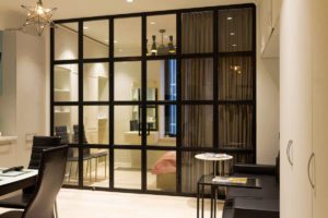 Квадратный противопожарный витраж / серия FRM7260