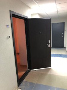 Противопожарная черная дверь / серия FRM55535